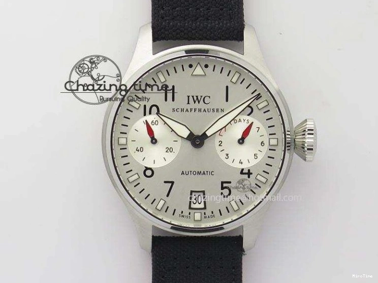 MIROTIME 0225 Big Pilot Real PR IW500432 DFB Limited Edition ZF 1:1 Best Edition On Black Nylon Strap A Fashionable 7276